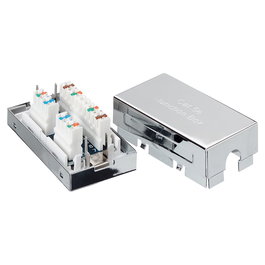 EQUIP 135420 Módulo de conexión C5 blindado Plata