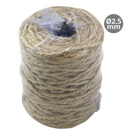 Dovelis Cuerda de Sisal Ø2.5mm x 48M Marrón