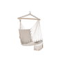 DKD Home Decor Silla Colgante de Algodón y Abeto Blanco