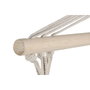DKD Home Decor Silla Colgante de Algodón y Abeto Blanco