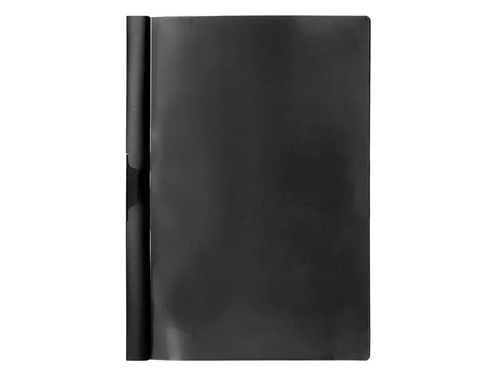 Beautone Carpeta Dossier Pinza Lateral DIN A4 Negra Polipropileno Pack 10