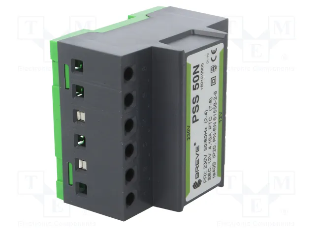BREVE TUFVASSONS Transformador de red 50VA 230VAC a 12V