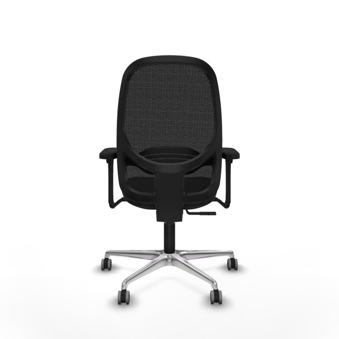 PIQUERAS Y CRESPO Silla de oficina Cilanco con mecanismo Sincro, Gris oscuro y Negro