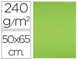 Liderpapel Cartulina Verde hierba 50x65 cm 240g/m2