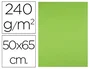Liderpapel Cartulina Verde hierba 50x65 cm 240g/m2