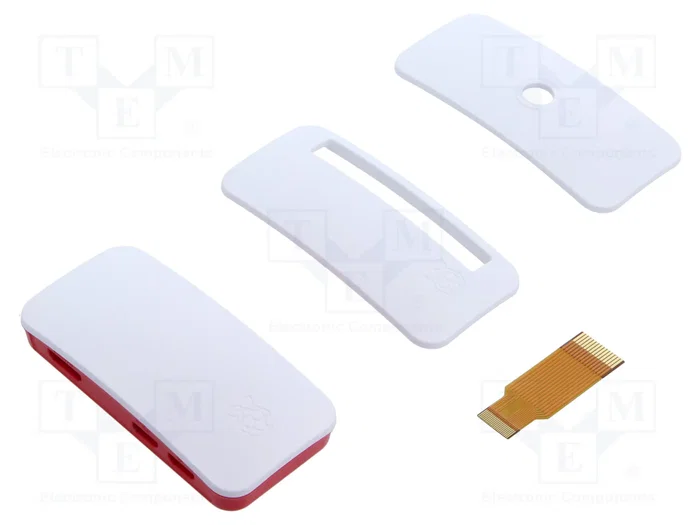RASPBERRY PI Carcasa Oficial para Pi Zero/Zero W Blanco y Rojo