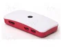 RASPBERRY PI Carcasa Oficial para Pi Zero/Zero W Blanco y Rojo