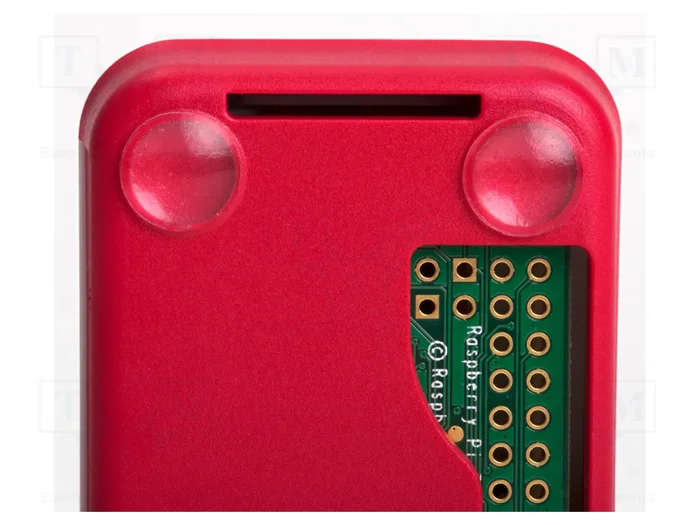 RASPBERRY PI Carcasa Oficial para Pi Zero/Zero W Blanco y Rojo
