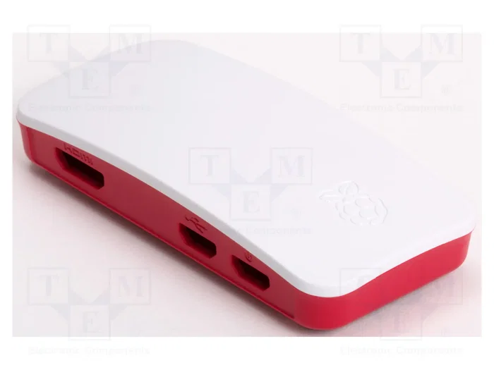 RASPBERRY PI Carcasa Oficial para Pi Zero/Zero W Blanco y Rojo