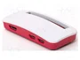 RASPBERRY PI Carcasa Oficial para Pi Zero/Zero W Blanco y Rojo