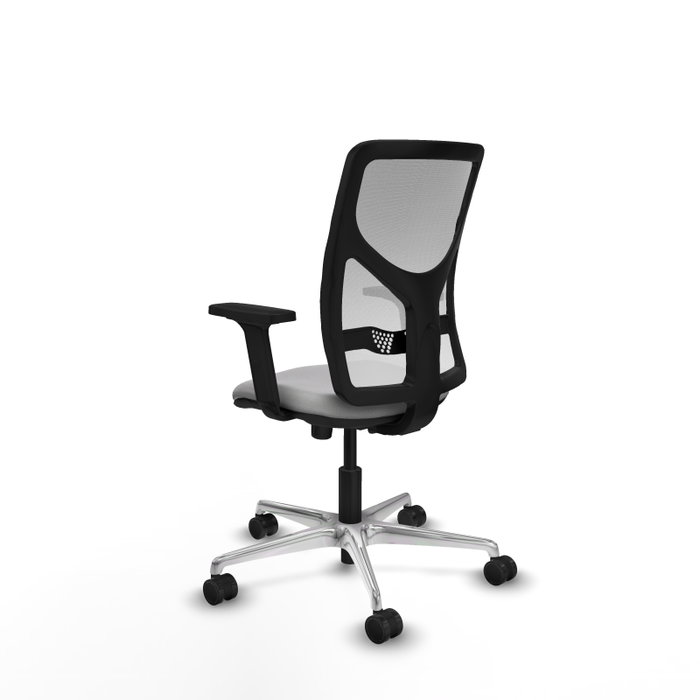 PIQUERAS Y CRESPO Silla de oficina Motilla con mecanismo Sincro, Gris claro y Blanco PIQUERAS Y CRESPO Silla de oficina Motilla con mecanismo Sincro, Gris claro y Blanco