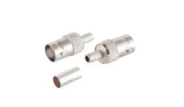 MicroConnect Conector BNC de crimpado BNC58F para Cable Coaxial RG58 Conexiones Seguras y Fiables
