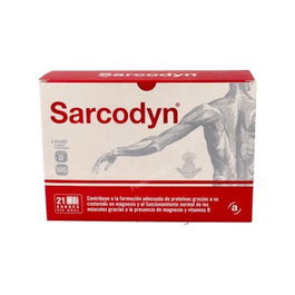 ACTAFARMA Sarcodyn Piña 21 Sobres - Ayuda a la Masa Muscular, Fuerza y Movilidad