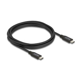 DeLOCK Cable USB4 Gen 2x2 USB C a USB C 20 Gbps 60 W 3 m Negro
