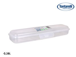 Tontarelli Fiambrera Rectangular "Fill Box" 25.1 x 6.8 x 3.9 cm (12 Unidades)