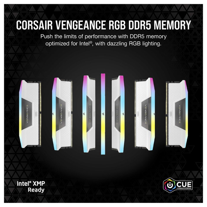 Corsair Vengeance RGB CMH32GX5M2B6000Z30W 32 GB (2x16 GB) DDR5 6000 MHz Blanca