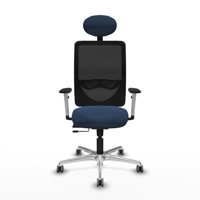 PIQUERAS Y CRESPO Silla de oficina Zulema Azul Marino y Negro PIQUERAS Y CRESPO Silla de oficina Zulema Azul Marino y Negro