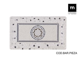 La Mediterranea Fuente Rectangular Barroc Elite Brillo Porcelana 25 x 15 cm (18 Unidades)