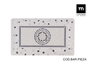 La Mediterranea Fuente Rectangular Barroc Elite Brillo Porcelana 25 x 15 cm (18 Unidades)