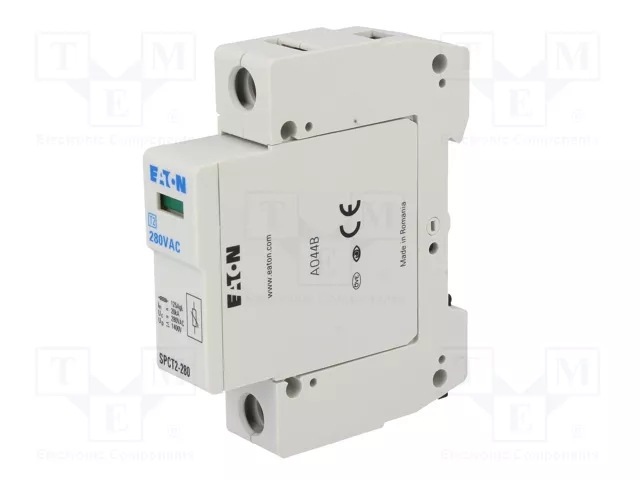 EATON ELECTRIC Limitador de sobretensiones Tipo 2 1 polo 40kA 280VAC IP40 EATON ELECTRIC Limitador de sobretensiones Tipo 2 1 polo 40kA 280VAC IP40