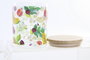 DKD Home Decor Bote de Borosilicato y Bambú Papaya 700 ml