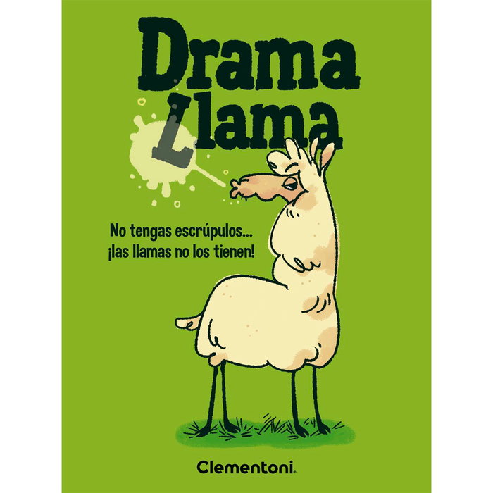 Clementoni 55637 Drama Llama - Juego de Cartas de Acción para Niños de +10 Años y Adultos, de 3 a 5 Jugadores, en Español