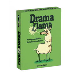 CLEMENTONI Juego Drama Lama español - Party Game Divertido y Rápido con Ilustraciones Irreverentes