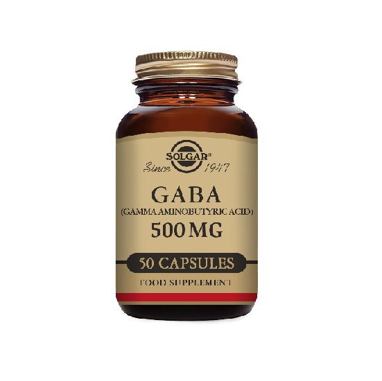SOLGAR GABA 500mg 50 Cápsulas
