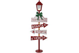 DKD Home Decor Farola Navidad Tradicional Rojo 22 x 154 x 54.5 cm