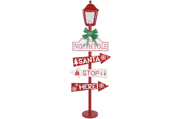 DKD Home Decor Farola Navidad Tradicional Rojo 22 x 154 x 54.5 cm