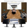 StarTech.com Filtro de Privacidad para Monitor de 23.8 Pulgadas, Colgante, Acrílico, Antihuellas, Ángulo +/- 30°, Antirrayones, Azul, 16:9, Negro - Filtro para Pantalla sin Marco