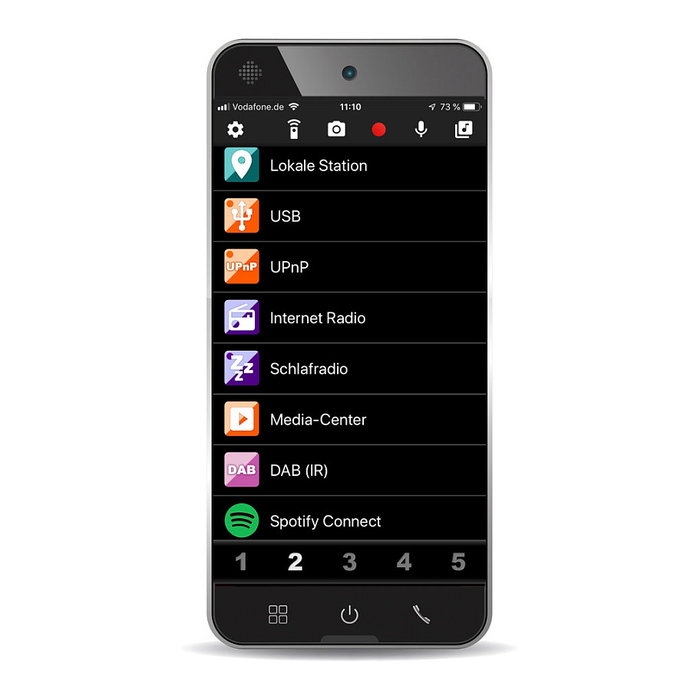 Albrecht DR 463+ Radio Internet DAB+ y UKW con Bluetooth, WiFi, Spotify, Amazon Music, Pantalla, Portátil, Gris