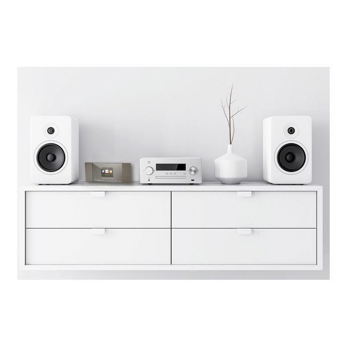 Albrecht DR 463+ Radio Internet DAB+ y UKW con Bluetooth, WiFi, Spotify, Amazon Music, Pantalla, Portátil, Gris