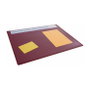 Durable 722303 Alfombrilla de escritorio con calendario anual, Rojo, 650x500mm