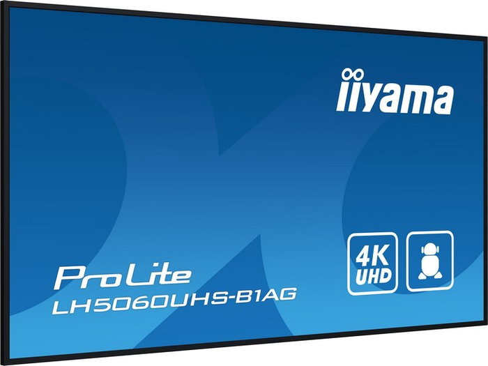 Iiyama LH5060UHS-B1AG 50'' 4K UHD IPS Monitor Profesional Android 11 24/7