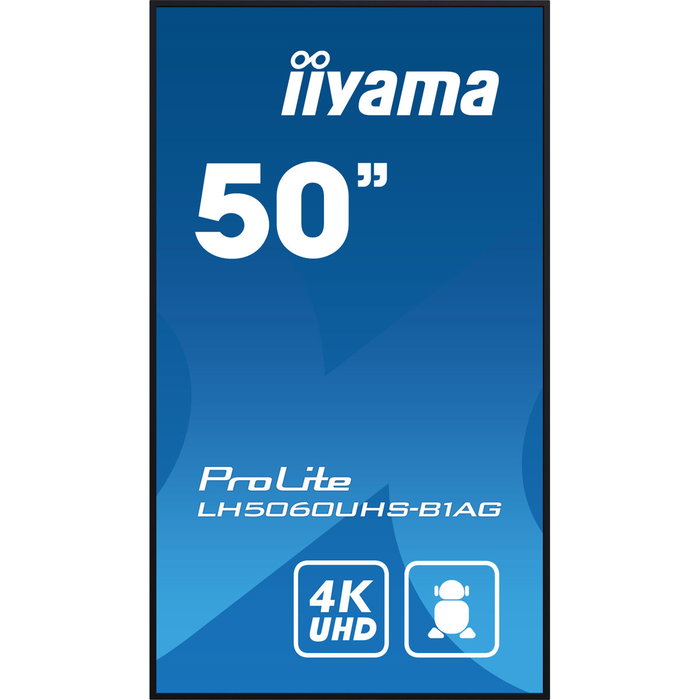 Iiyama LH5060UHS-B1AG Pantalla de Señalización Digital 50 pulgadas 4K UHD