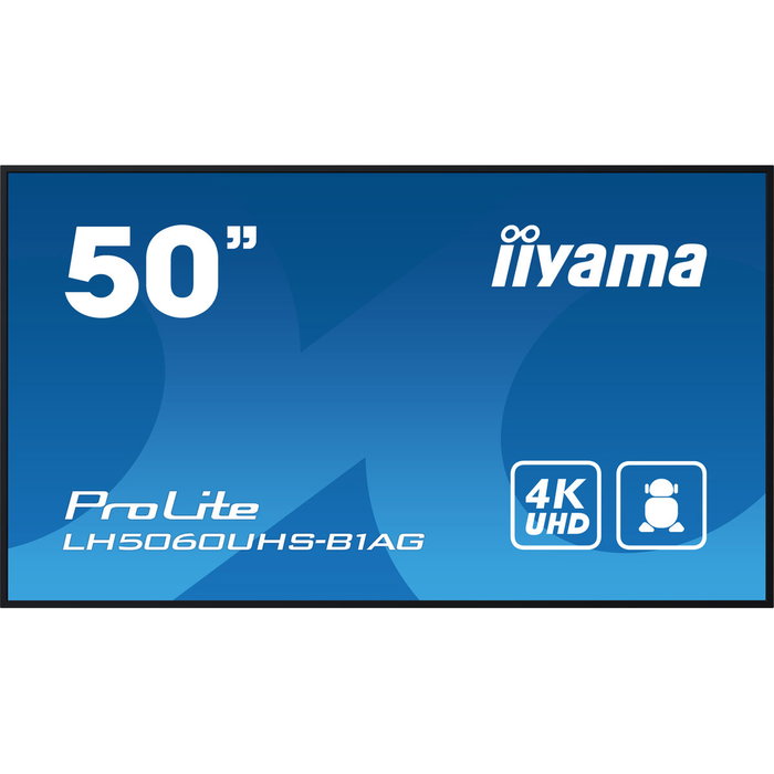 Iiyama LH5060UHS-B1AG Pantalla de Señalización Digital 50 pulgadas 4K UHD