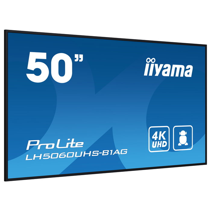 Iiyama LH5060UHS-B1AG Pantalla de Señalización Digital 50 pulgadas 4K UHD