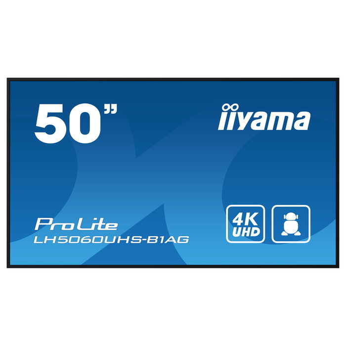 Iiyama LH5060UHS-B1AG Pantalla de Señalización Digital 50 pulgadas 4K UHD
