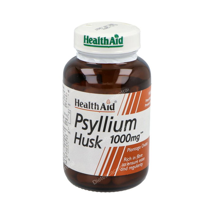 Health Aid Psyllium Husk 1000mg 60 cápsulas Health Aid Psyllium Husk 1000mg 60 cápsulas