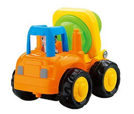 Creaciones Llopis Set de Vehículos de Construcción - Camión Volquete y Hormigonera - 6 Piezas en Caja - Edad 36 meses+