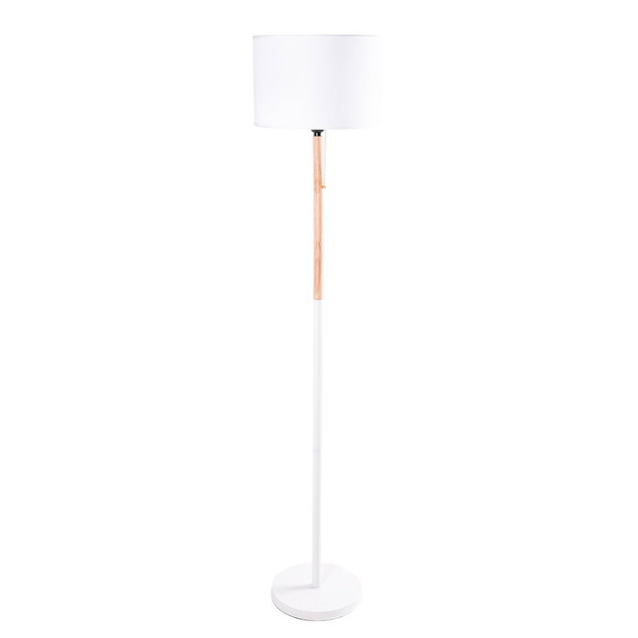 Walter Lámpara de Suelo Nórdica en Metal/Madera