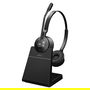 Jabra Engage 55 SE Stereo Link400a MS Auriculares Inalámbricos para Oficina/Centro de Llamadas, Optimizados para Microsoft Teams, con Estación de Carga