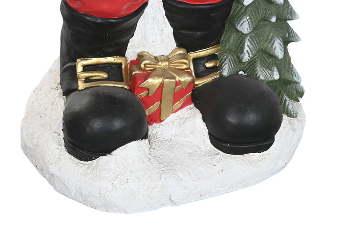 DKD Home Decor Figura Navidad Tradicional Papá Noel Multicolor LED Magnesia 45 x 121 x 52 cm