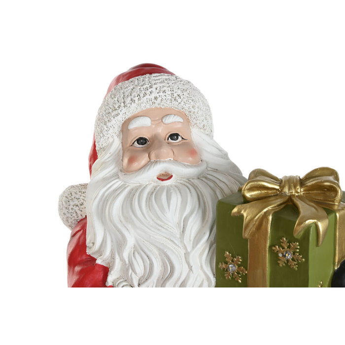 DKD Home Decor Figura LED Magnesia Papá Noel Multicolor 52x45x121 cm