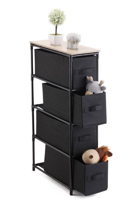 Inde Cajonera TNT/Madera 4 Cajones 47 x 20 x 90 cm (4 Unidades)