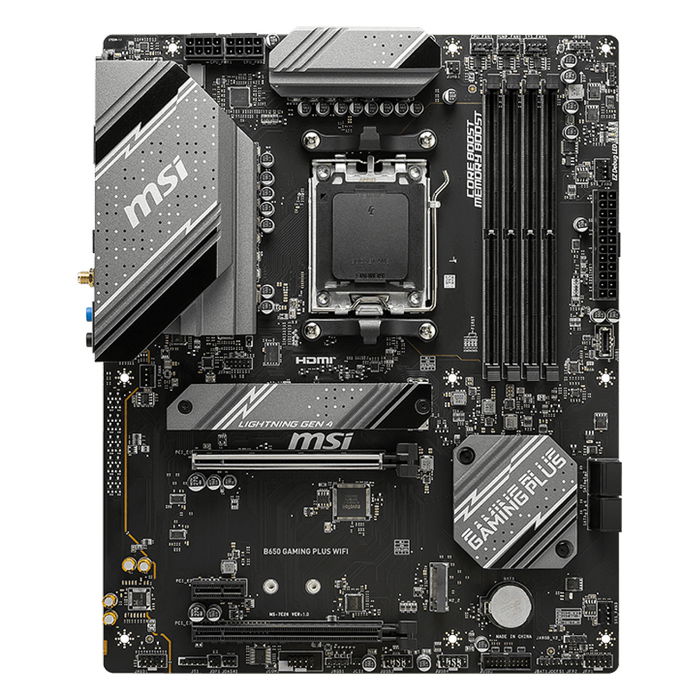 MSI Placa Base B650 GAMING PLUS WiFi ATX para AMD Zócalo AM5 DDR5 con WiFi 6 MSI Placa Base B650 GAMING PLUS WiFi ATX para AMD Zócalo AM5 DDR5 con WiFi 6