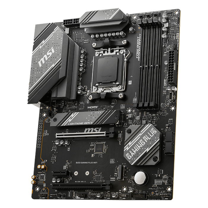 MSI Placa Base B650 GAMING PLUS WiFi ATX para AMD Zócalo AM5 DDR5 con WiFi 6 MSI Placa Base B650 GAMING PLUS WiFi ATX para AMD Zócalo AM5 DDR5 con WiFi 6