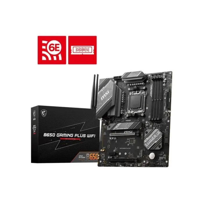 MSI B650 GAMING PLUS WIFI ATX DDR5 AM5 Negro