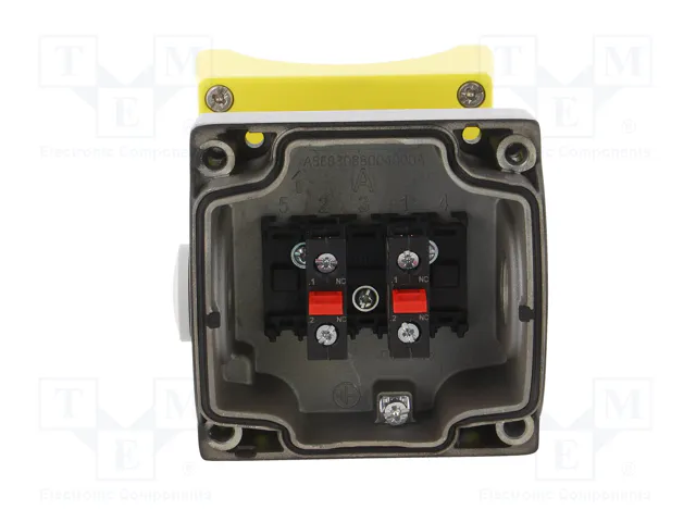 SIEMENS Casete de control SIRIUS ACT con botón de cabeza de seta rojo